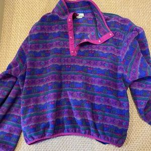 LL bean snap pullover vintage